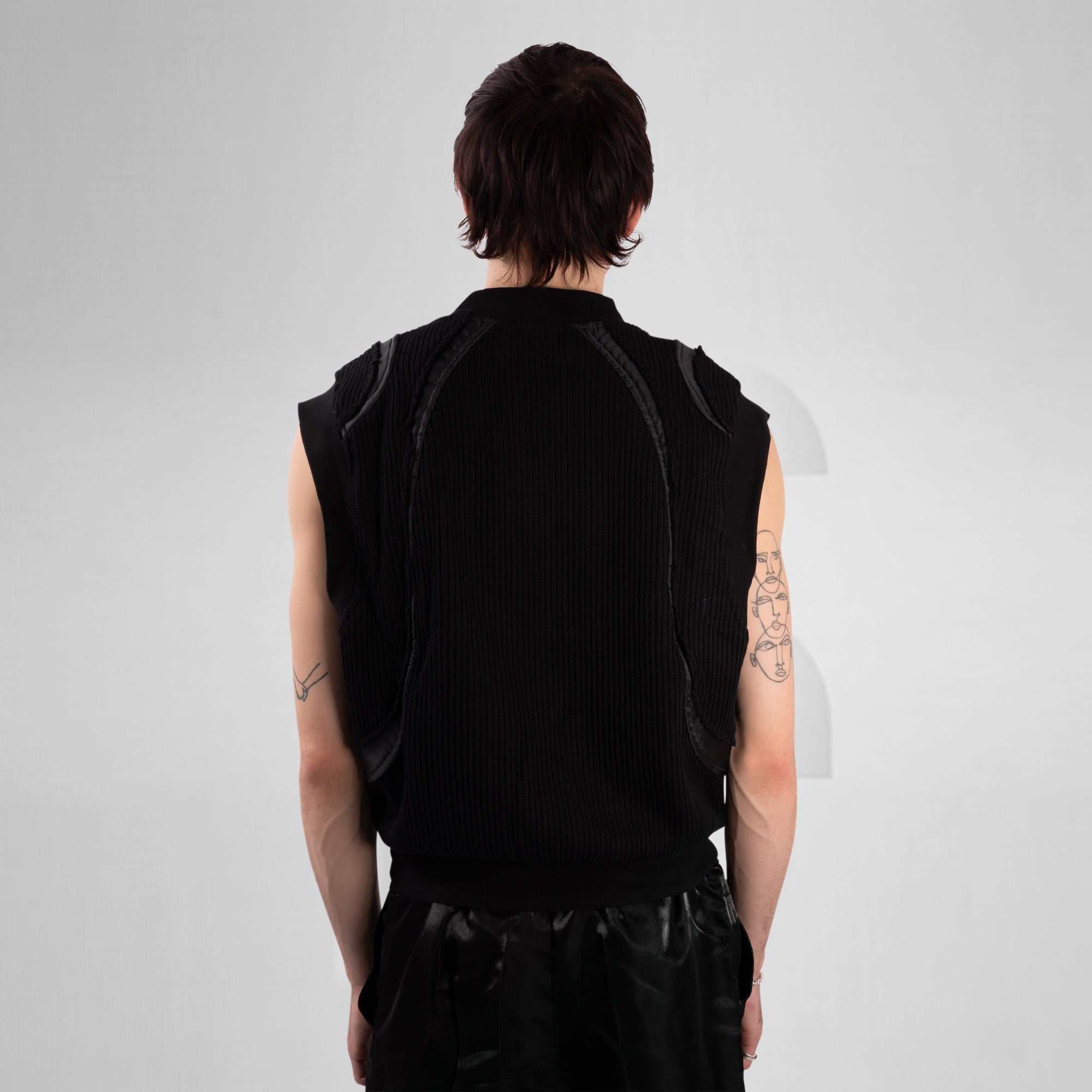 Experimental Knit sweater vest