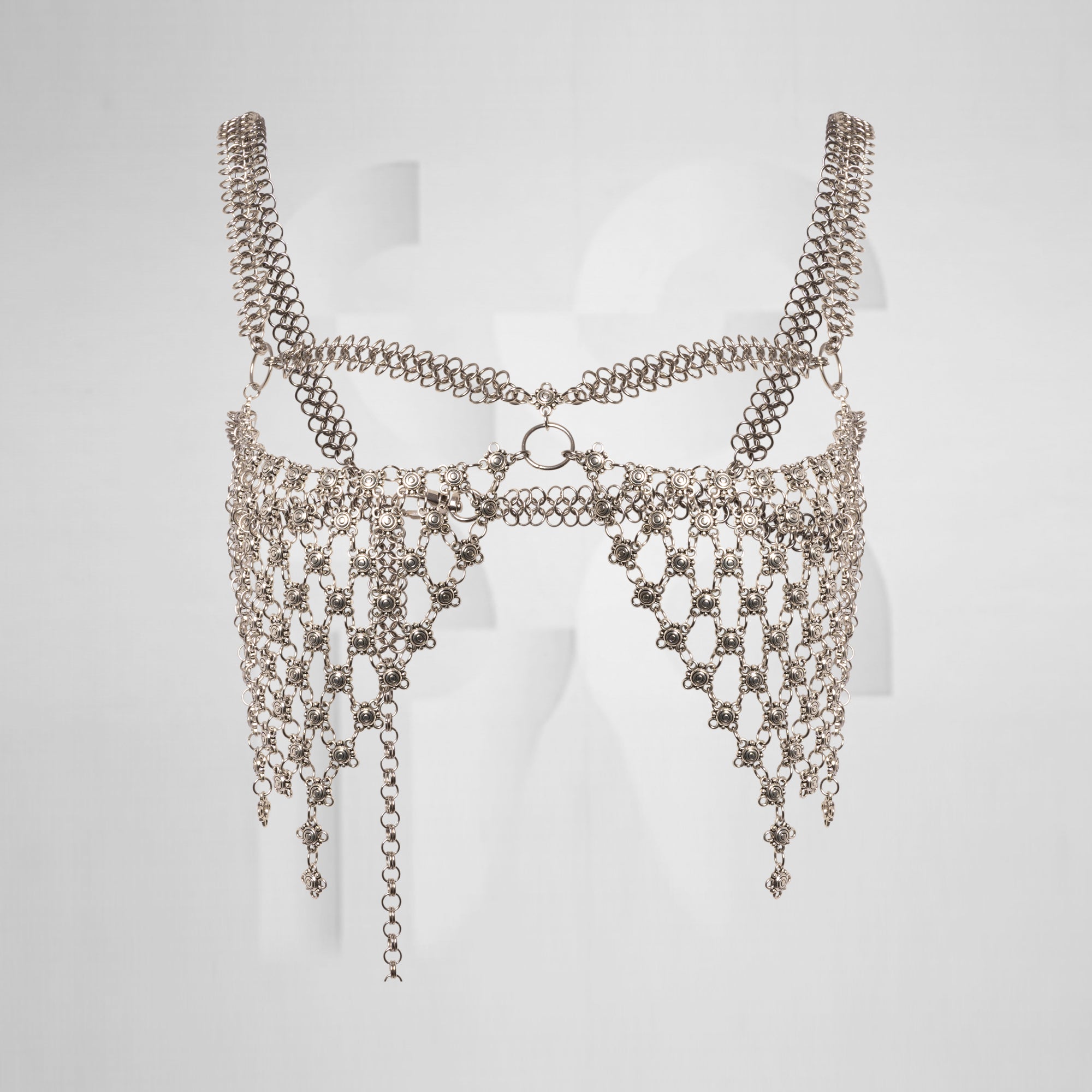 Metal Flower Bra