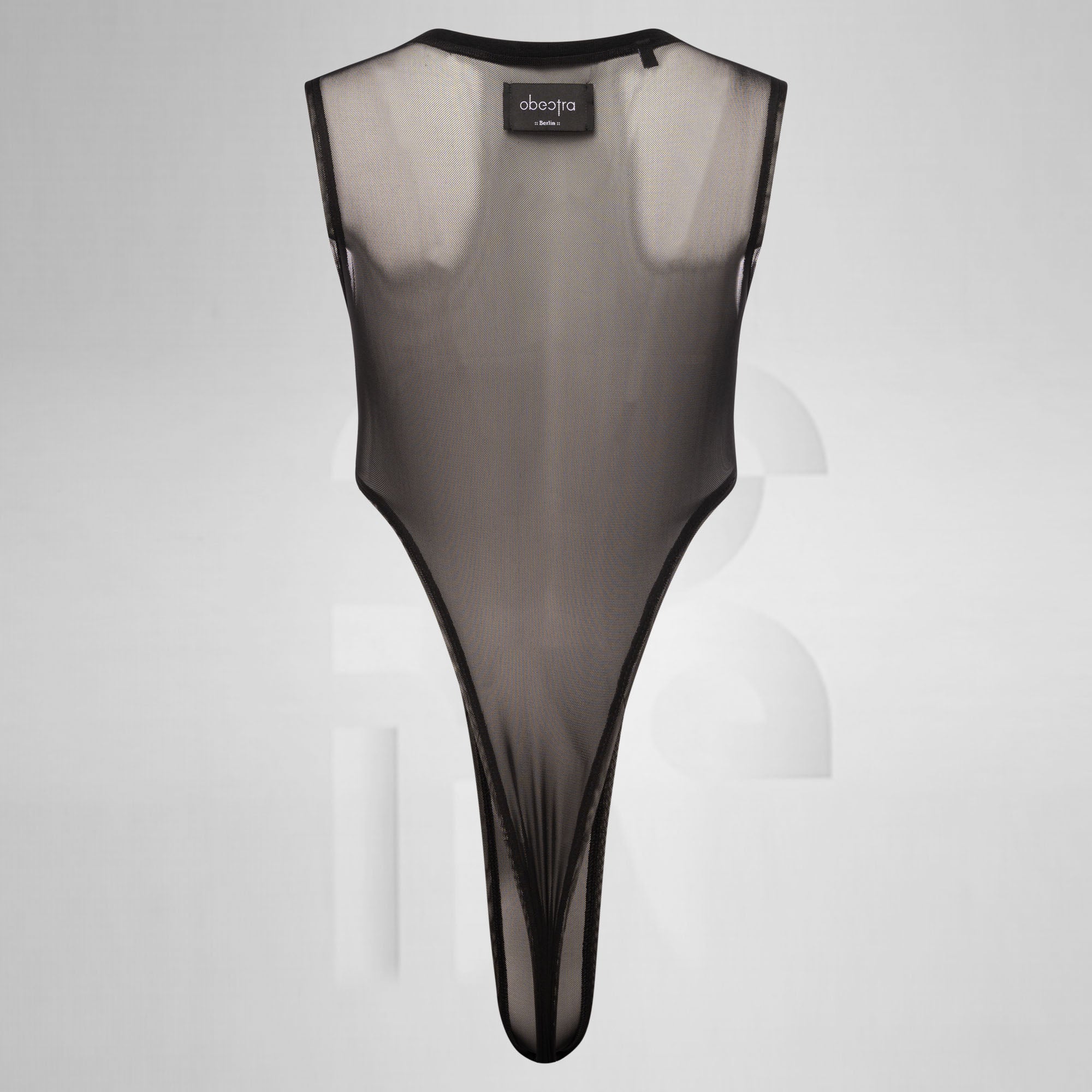 High-Cut Transparent Bodysuit