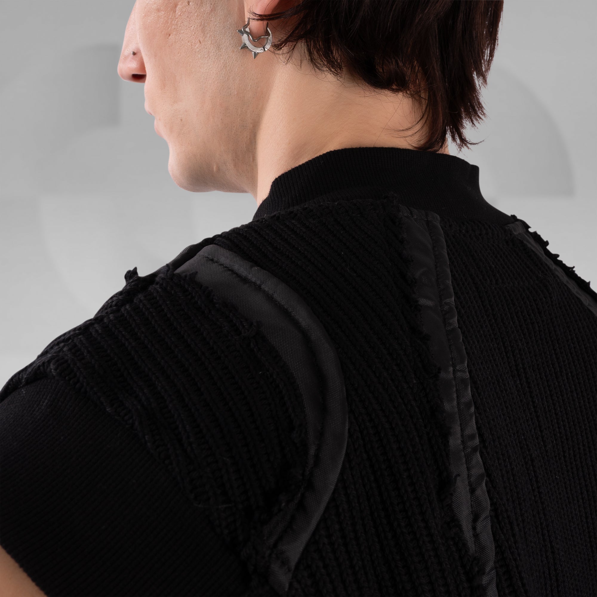 Experimental Knit sweater vest