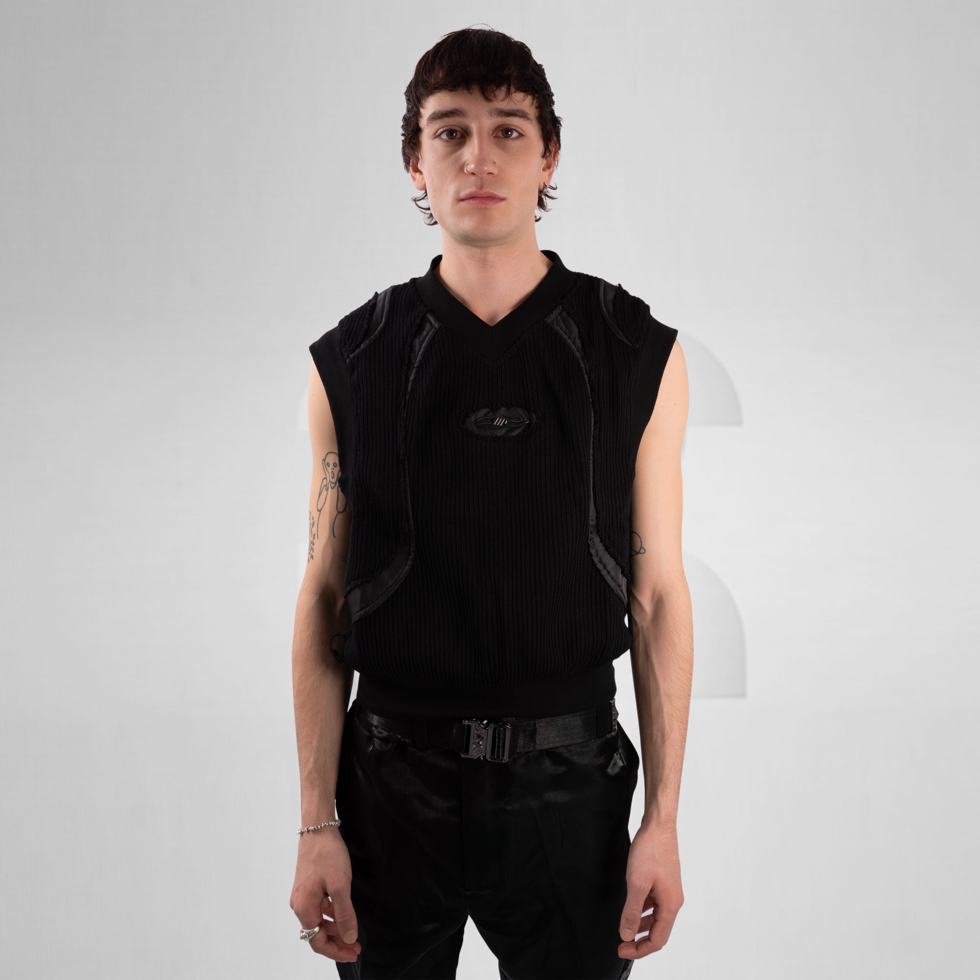 Experimental Knit sweater vest