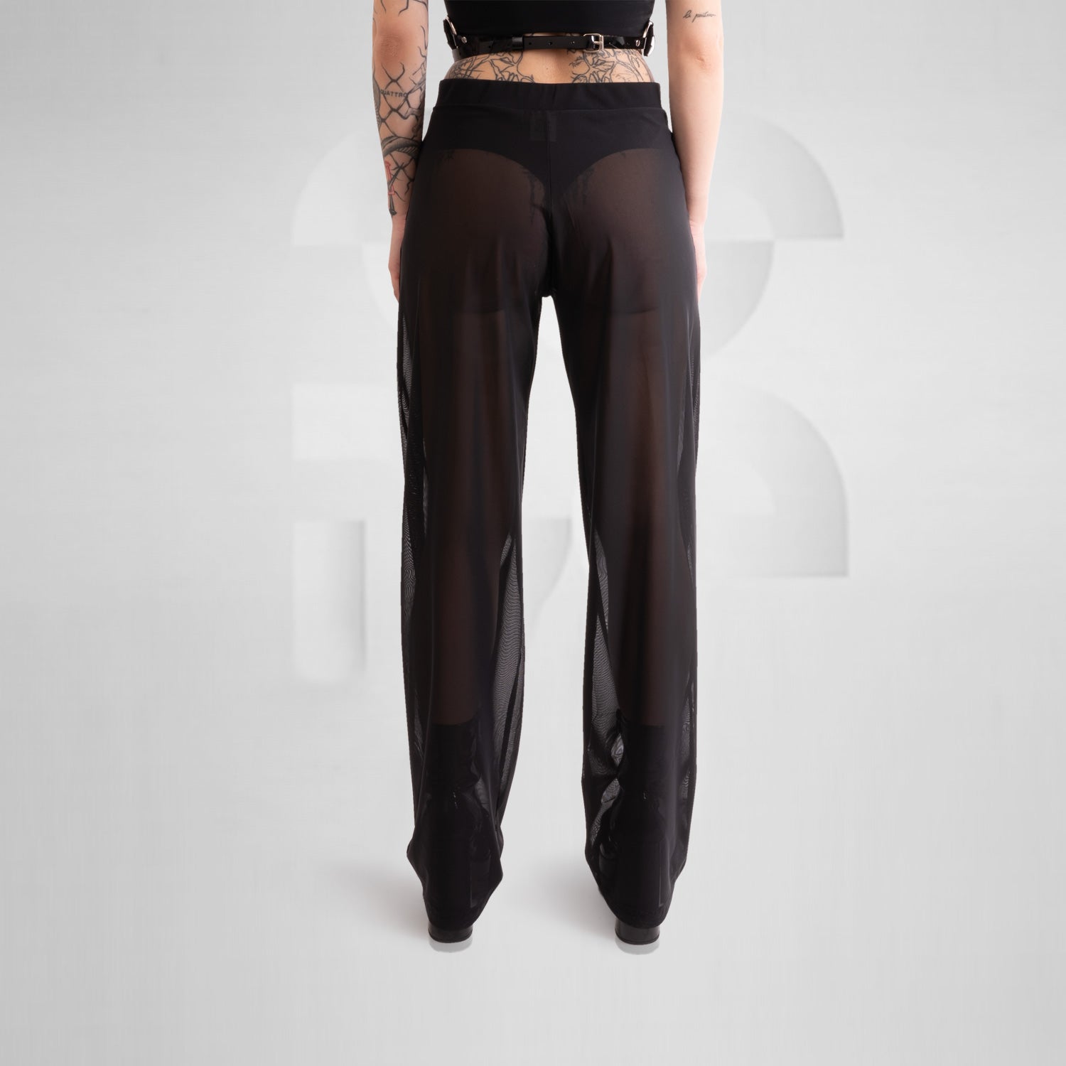 Trendy Unisex Mesh Trousers - Perfect for Berlin's Eclectic Club Scene