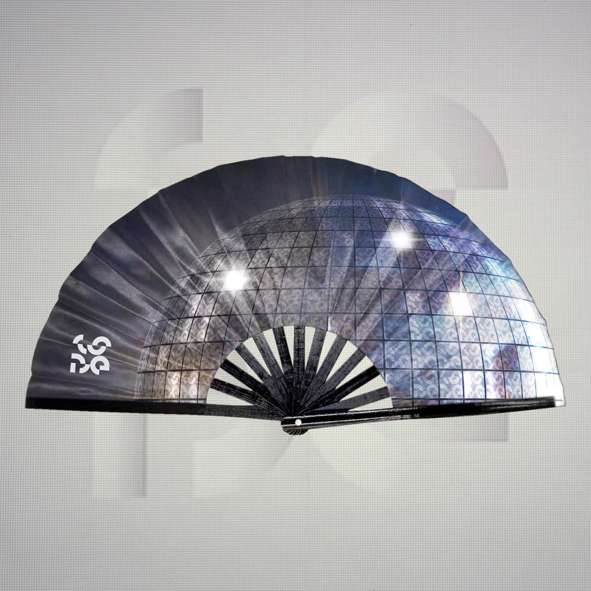 Printed Cosmic Dance Floor Fan | The Code