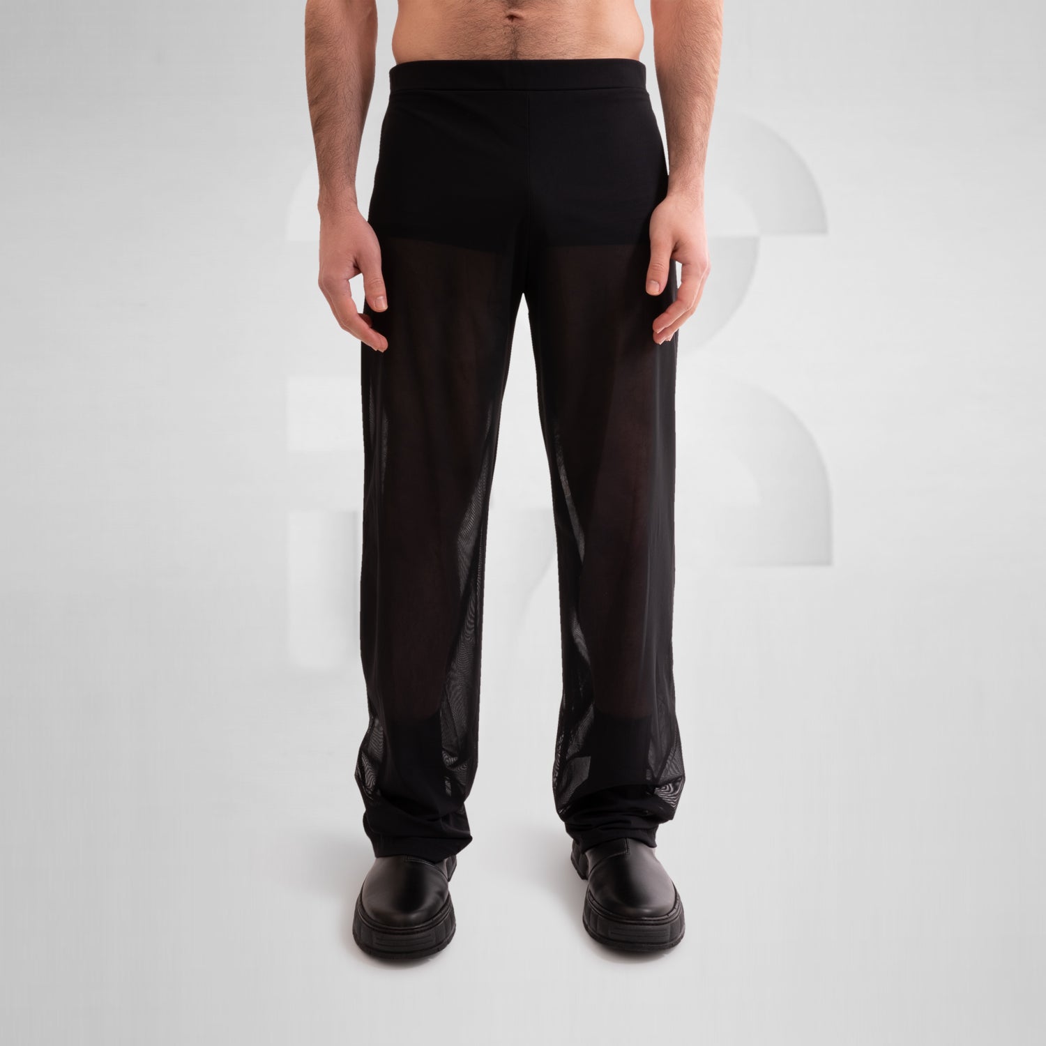 Trendy Unisex Mesh Trousers - Perfect for Berlin's Eclectic Club Scene