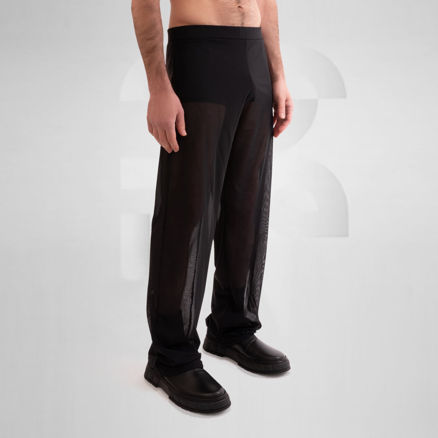 Trendy Unisex Mesh Trousers - Perfect for Berlin's Eclectic Club Scene