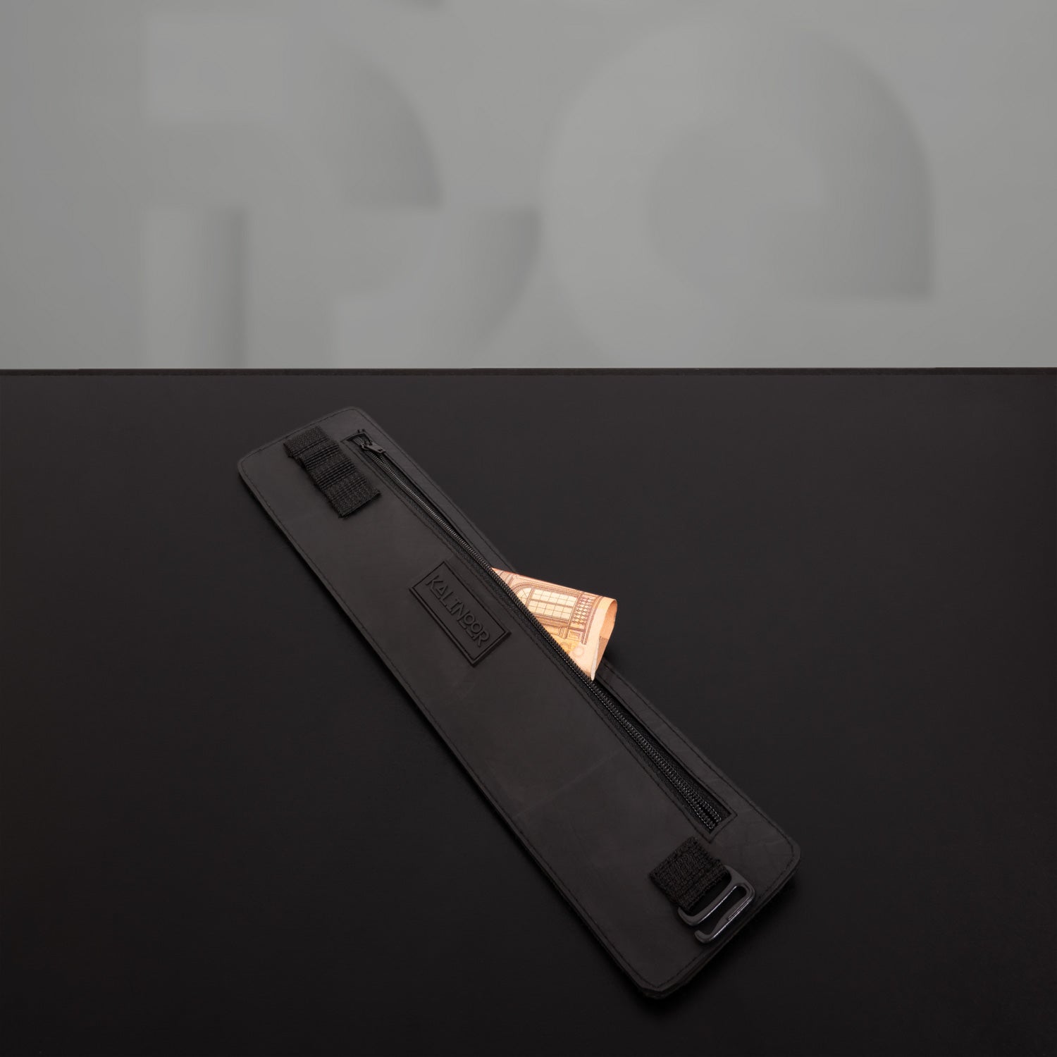 Faux leather arm bag, a sleek cuff-inspired accessory with a compact storage pouch for essentials, perfect for festivals and bold fashion lovers.