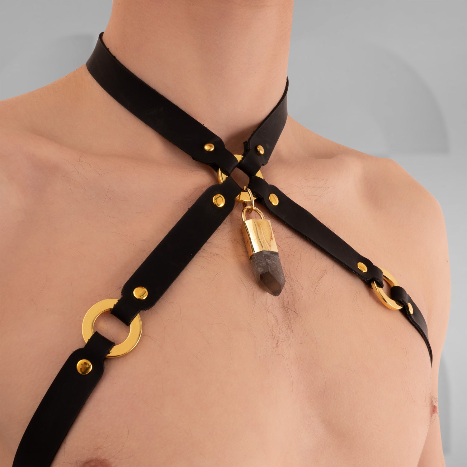 Sophistication meets mythical Elegance with this unisex harness.
