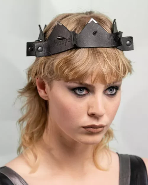 LEATHER CROWN