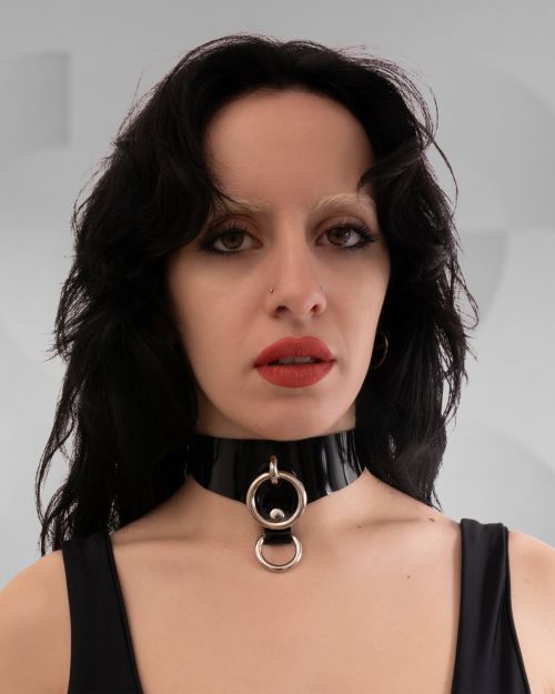 Electra Collar – Black PVC