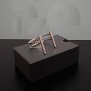 Minimalistic geometric stainless steel bracelet, perfect for adding modern elegance to any outfit.