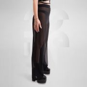 Trendy Unisex Mesh Trousers - Perfect for Berlin's Eclectic Club Scene