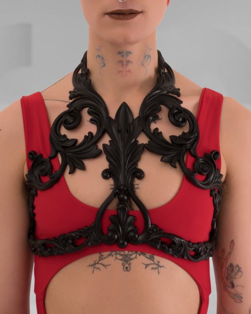 Baroque latex bra – Miss Overdose