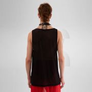 Black mesh tank top perfect for Berlin nightlife