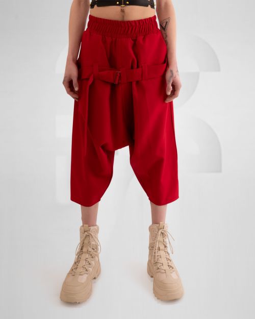 Bondage Trousers Mixed – Red